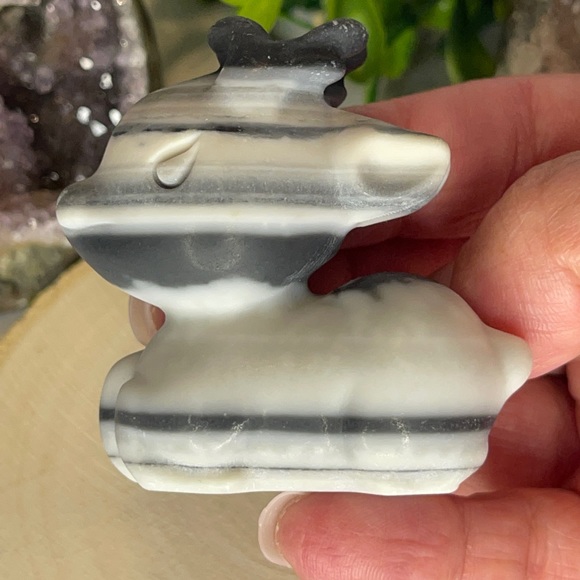 Banded Calcite Crystal Baby Deer - Picture 3 of 7